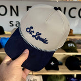Organic St. Louis Rope Snapback Hat with Corduroy Visor - JON BLANCO