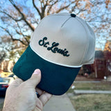 Organic St. Louis Rope Snapback Hat with Corduroy Visor - JON BLANCO