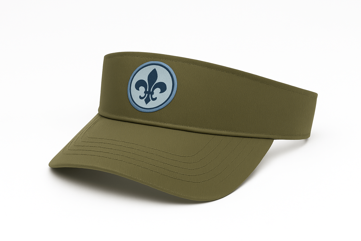 Fleur - de - Lis Recycled Visor - JON BLANCO