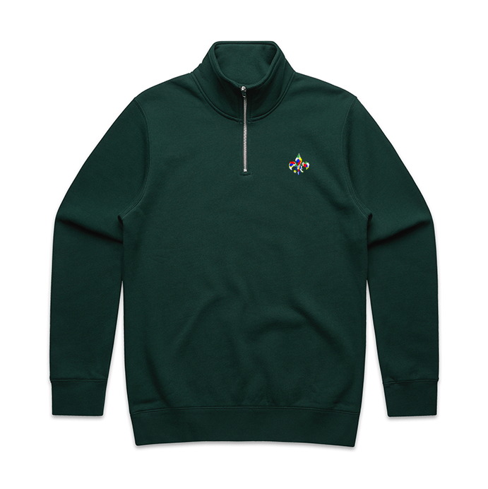Quarter Zip Fleur - de - Lis Sweatshirt - JON BLANCO