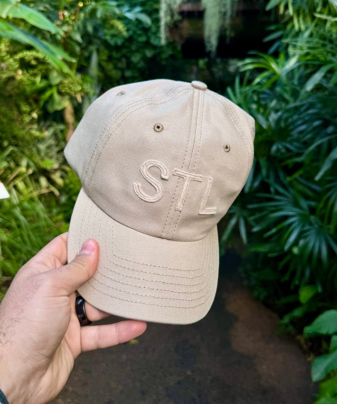 USA Made Organic STL Dad Hat - JON BLANCO