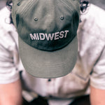Organic Mid Profile Felt Midwest Patch Hat - JON BLANCO
