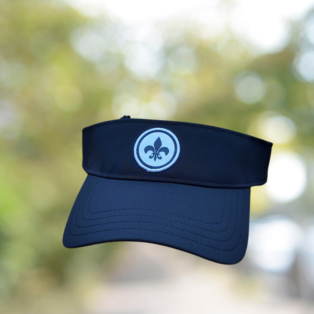 Fleur-de-Lis Recycled Visor