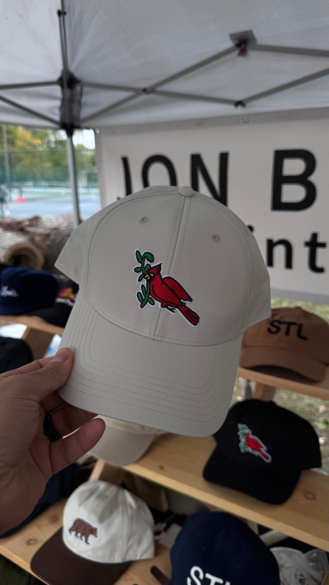 Recycled Cardinal Snapback Hat - JON BLANCO