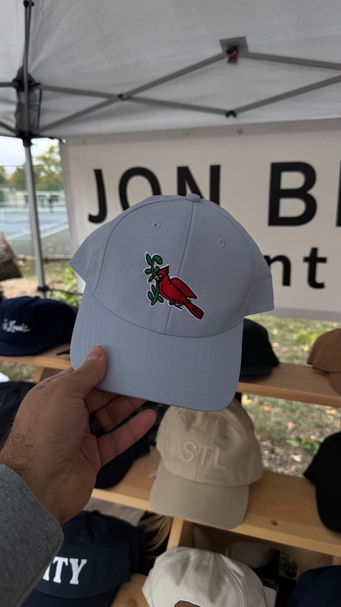 Recycled Cardinal Snapback Hat - JON BLANCO