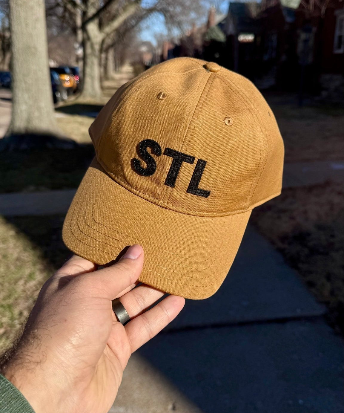 Small Fit Organic STL Dad Hat - JON BLANCO