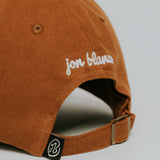 Organic Fleur-de-lis Hat with Felt Patch - Mid Profile