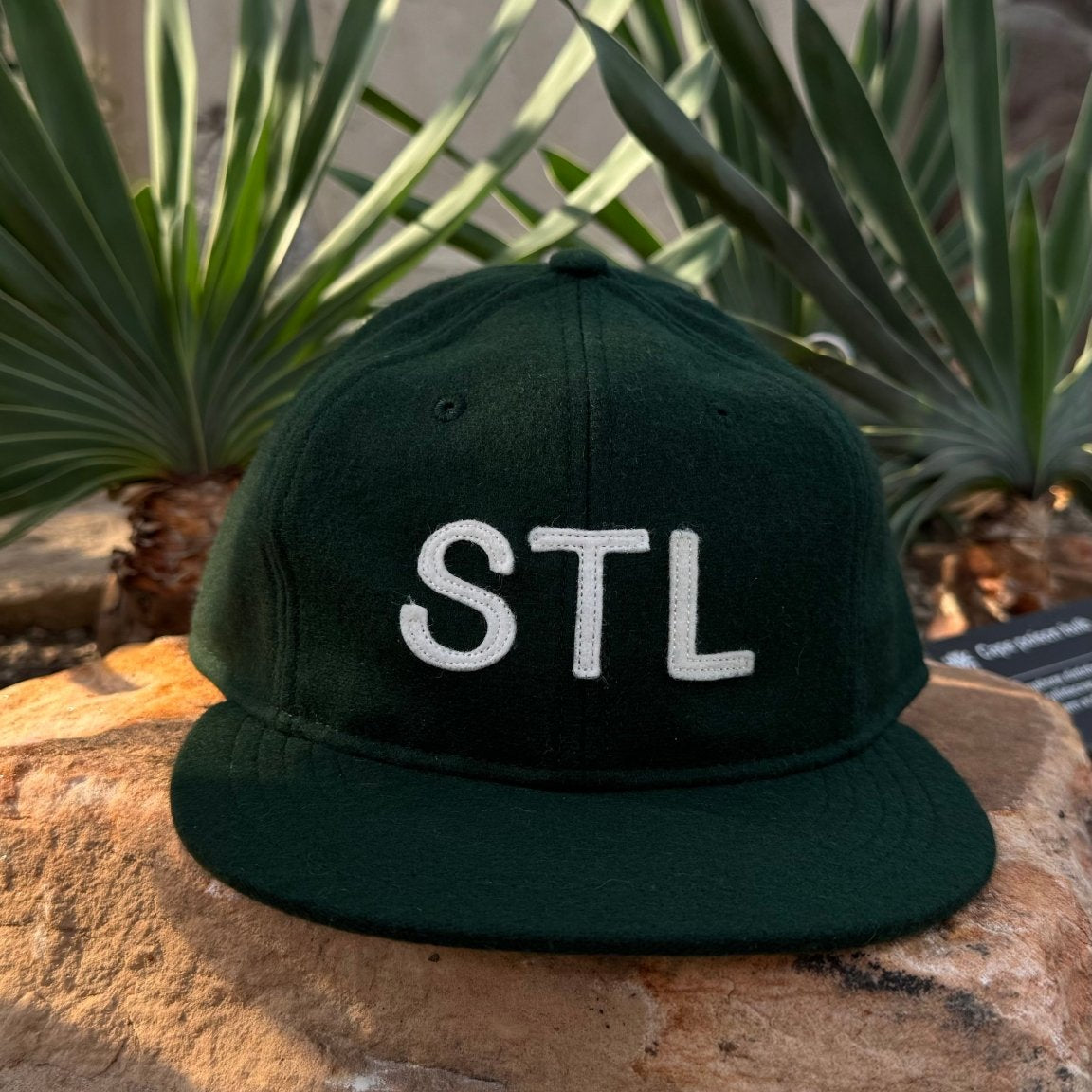 Wool STL Flatbill Hat - USA Made - JON BLANCO