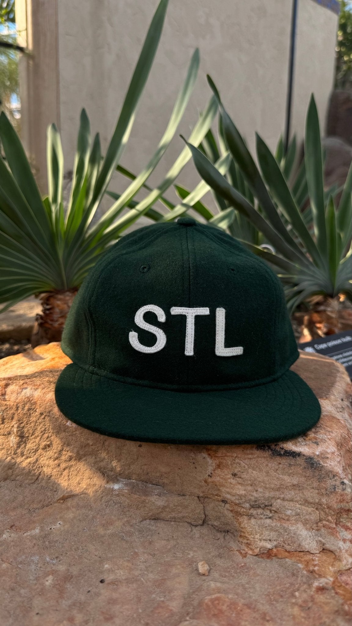 Wool STL Flatbill Hat - USA Made - JON BLANCO