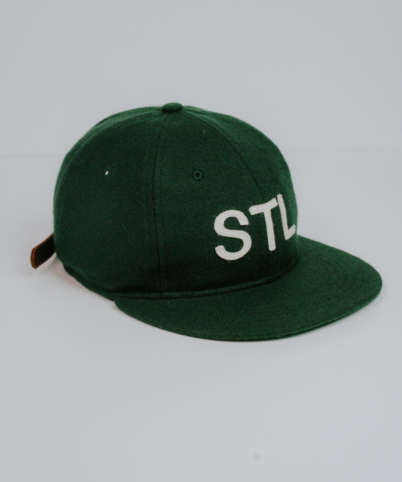 Wool STL Flatbill Hat - USA Made - JON BLANCO