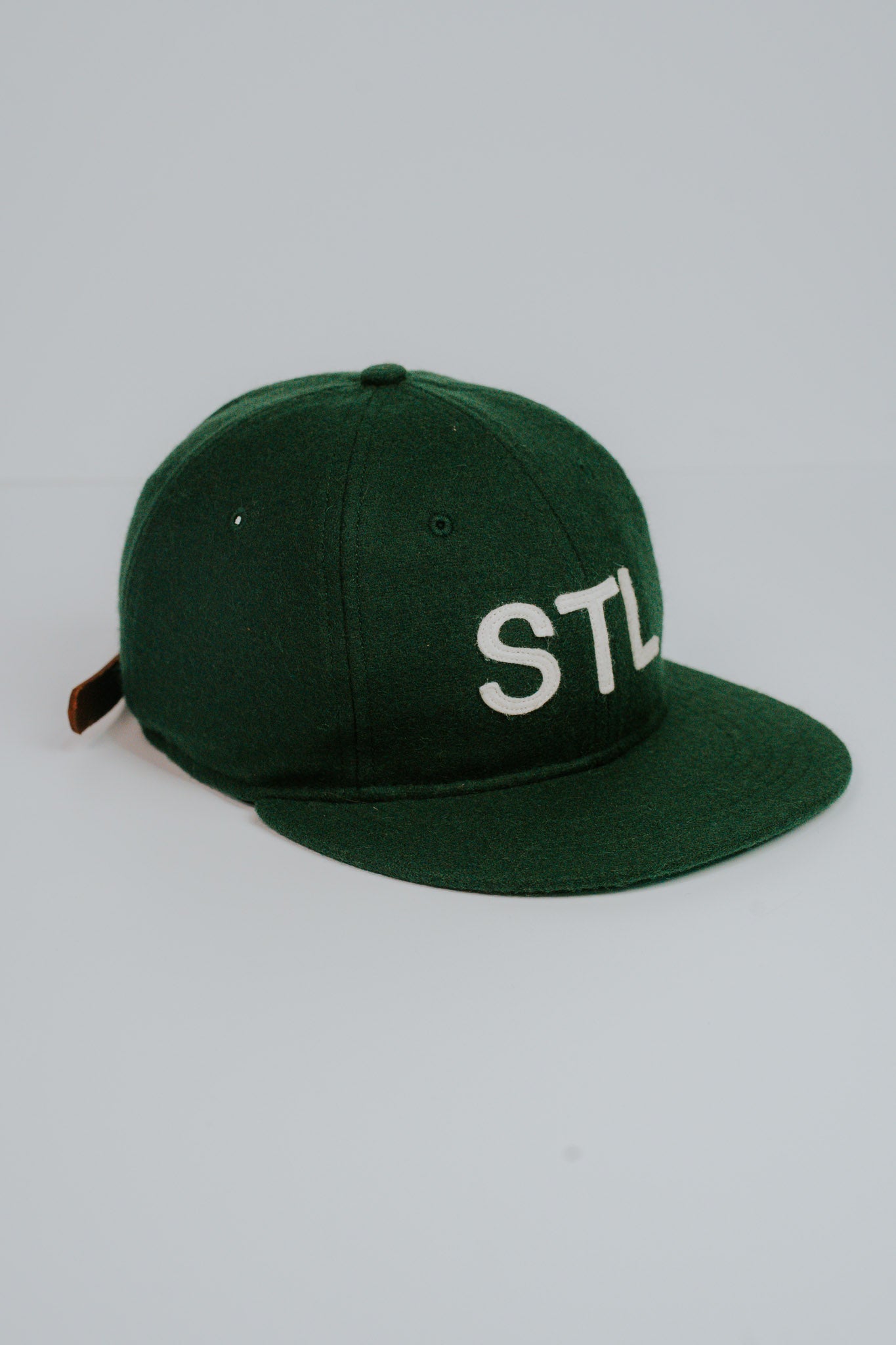 Wool STL Flatbill Hat - USA Made - JON BLANCO