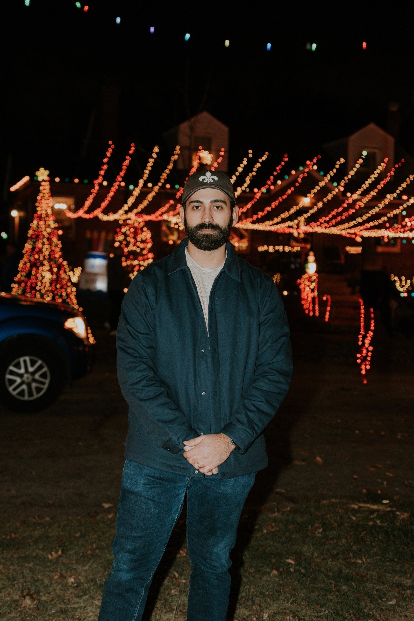 Organic Felt Fleur - de - Lis Dad Cap - JON BLANCO