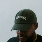 Organic Midwest Hat with Felt Patch - Mid Profile