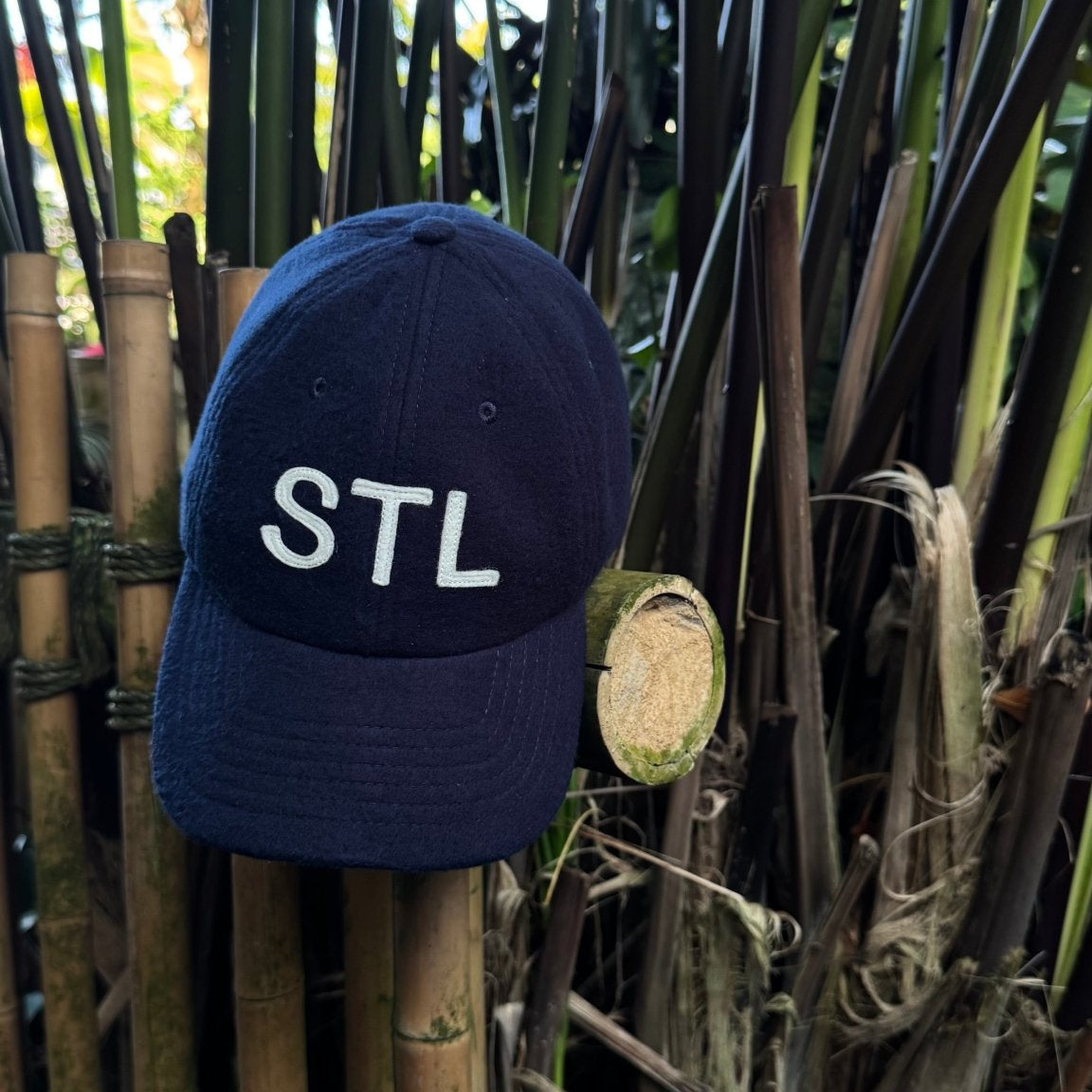 Recycled Flannel STL Dad Hat - USA Made - JON BLANCO