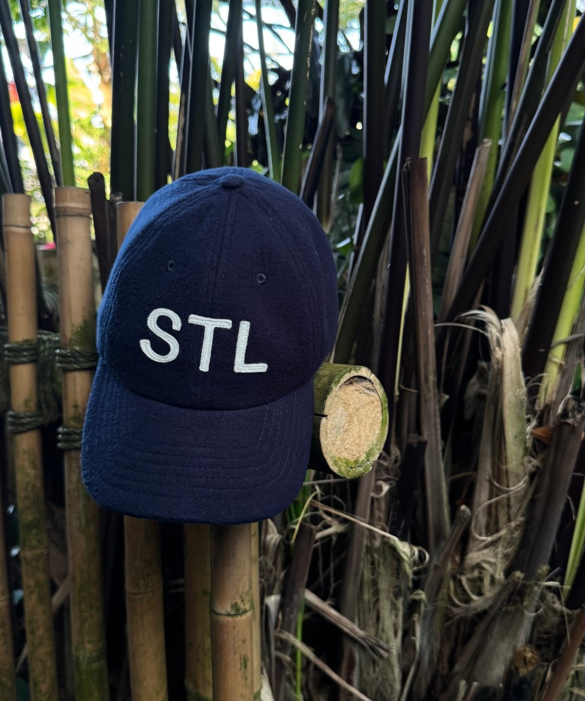 Recycled Flannel STL Dad Hat - USA Made - JON BLANCO