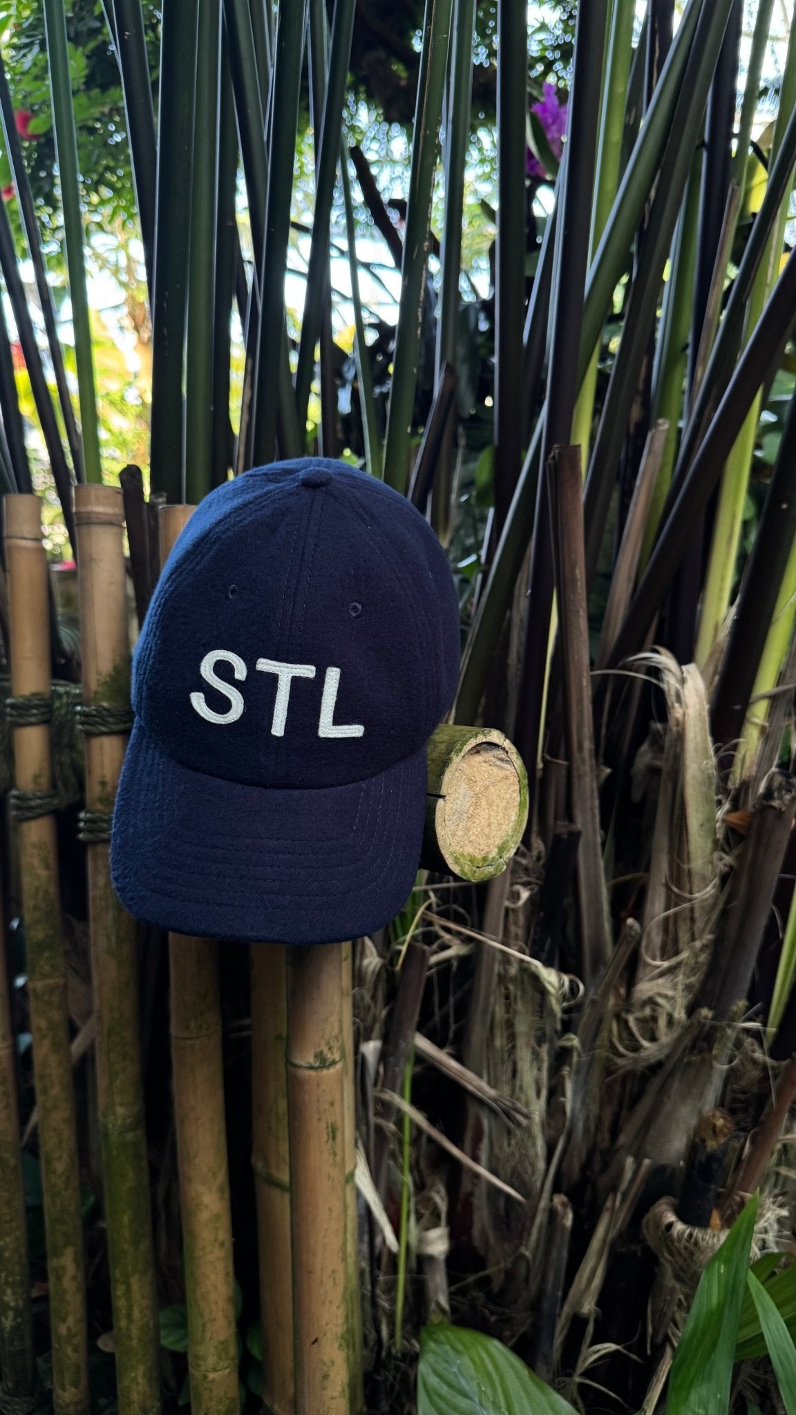 Recycled Flannel STL Dad Hat - USA Made - JON BLANCO