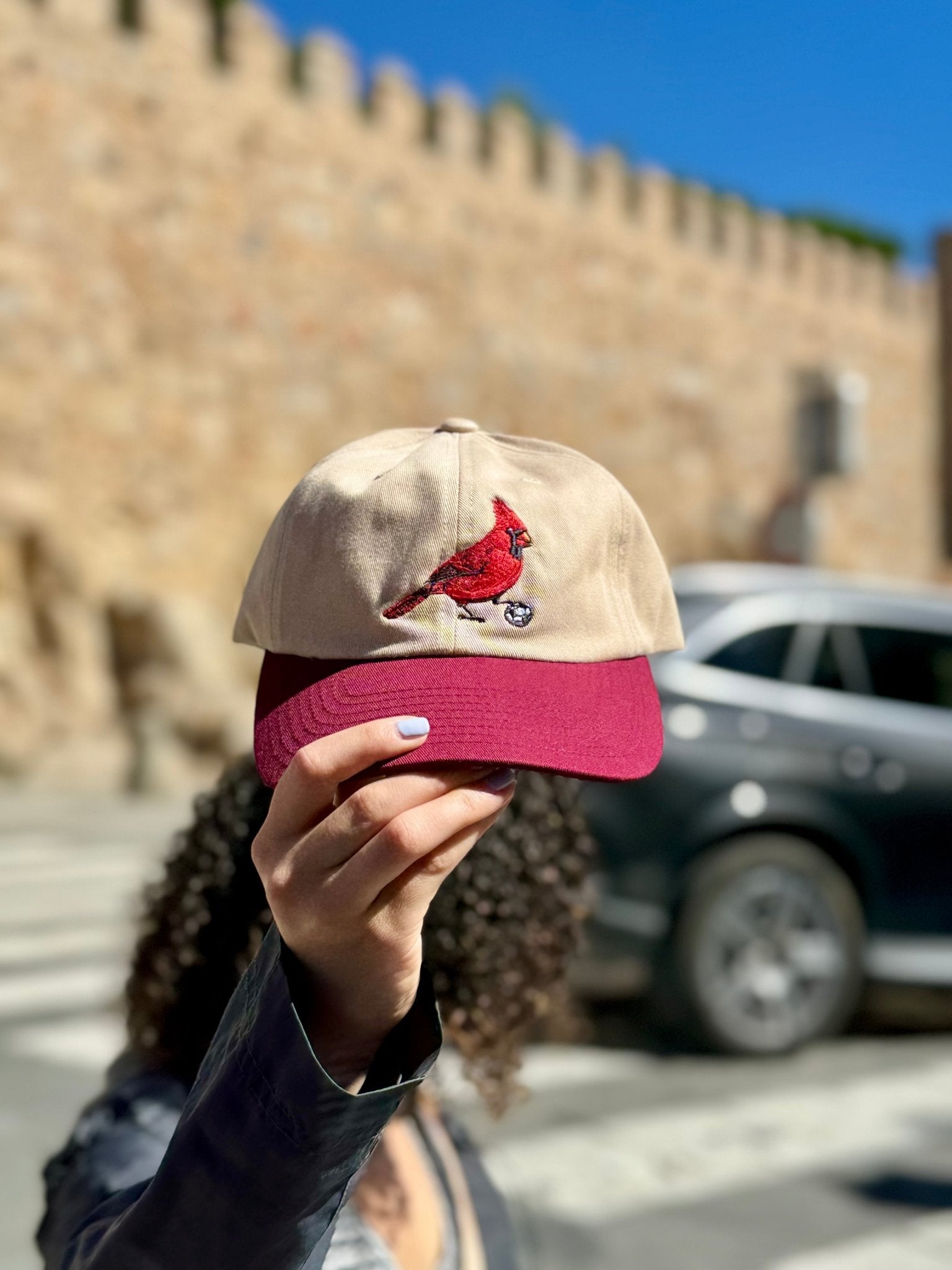 Organic Cardinal Soccer Player Hat - JON BLANCO