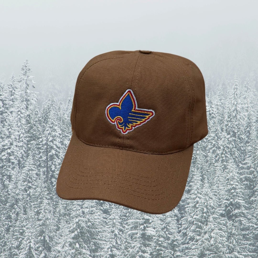 USA Made Organic STL Hockey Fleur - de - Lis Mashup Hat - JON BLANCO