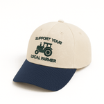 Organic Support your Local Farmer Dad Hat - JON BLANCO