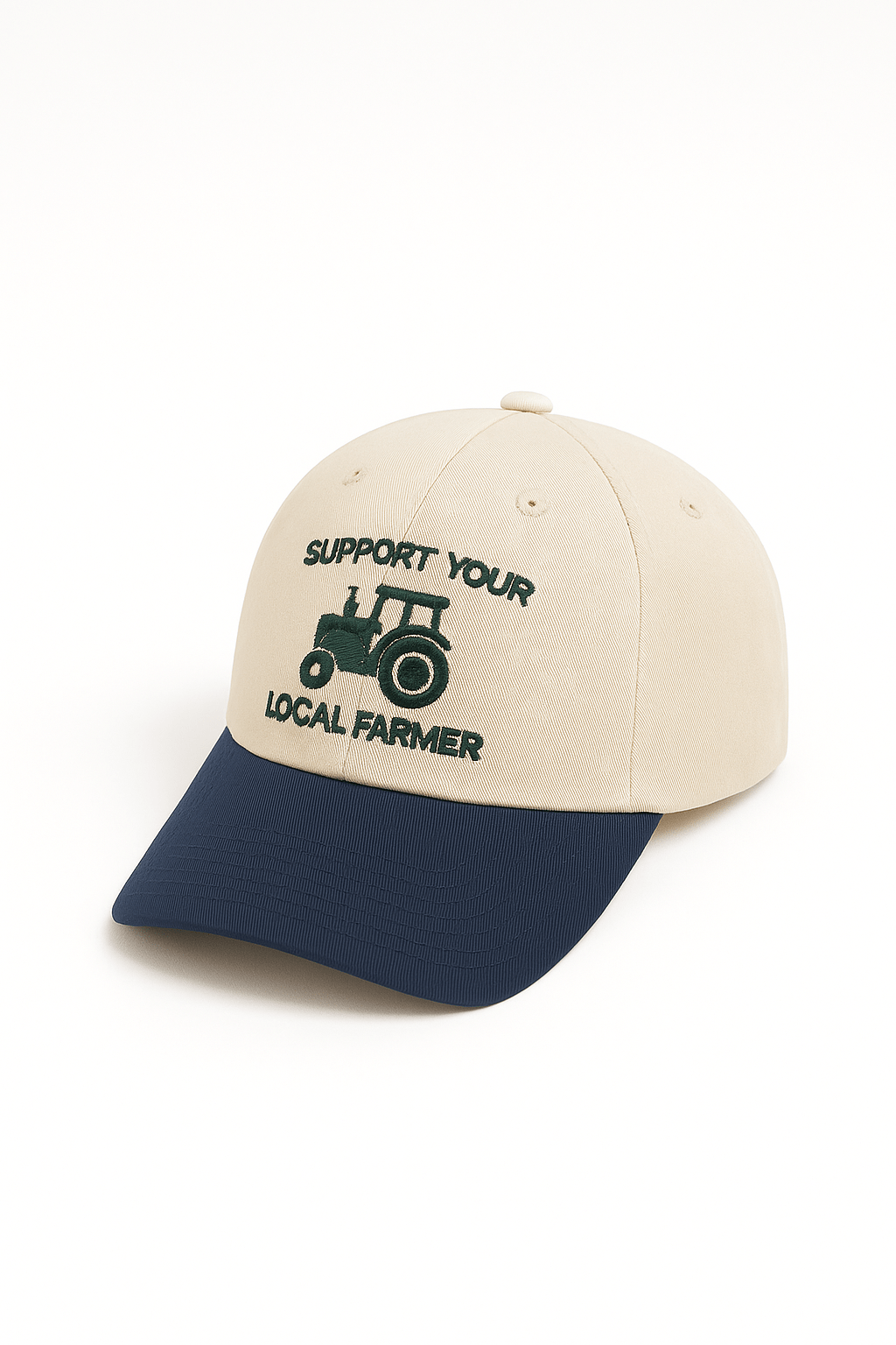 Organic Support your Local Farmer Dad Hat - JON BLANCO