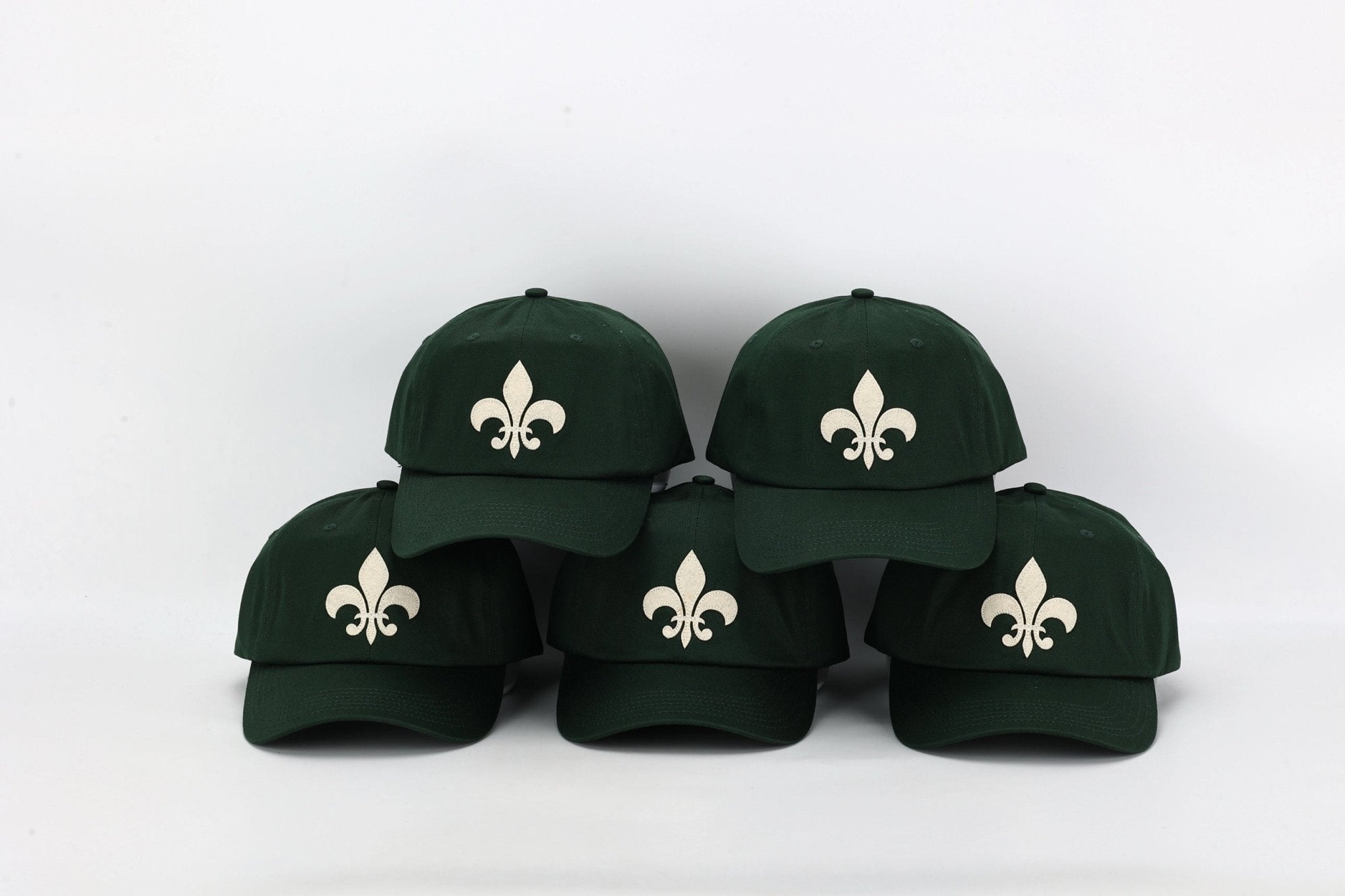 Organic Fleur - de - lis Hat with Felt Patch - Mid Profile - JON BLANCO