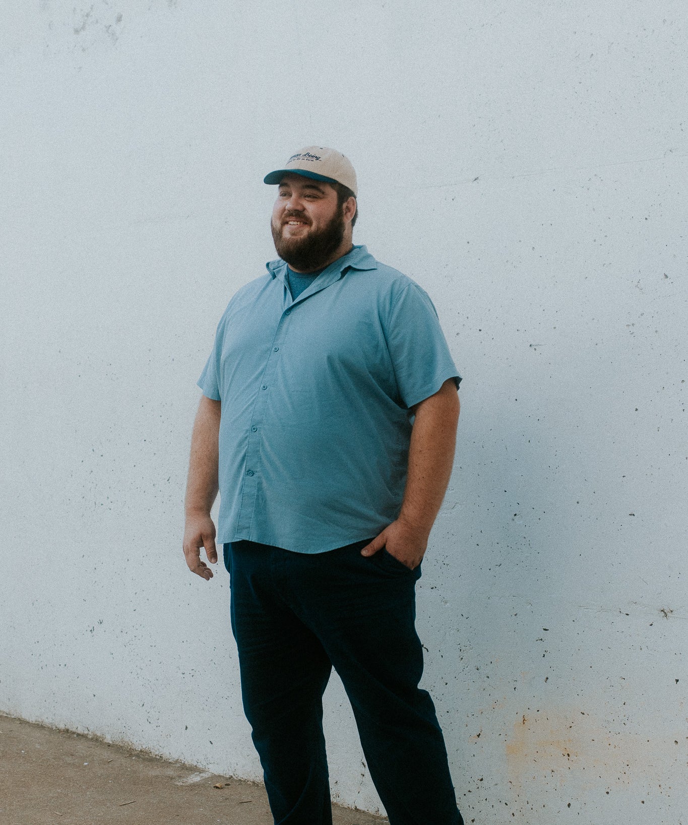 Organic Dad Hat - Human Beings / Designed for life on Earth - JON BLANCO