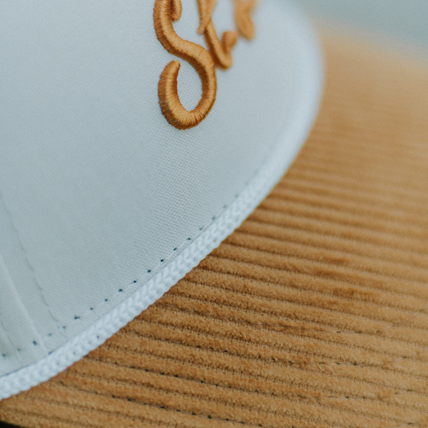Organic St. Louis Rope Snapback Hat with Corduroy Visor - JON BLANCO
