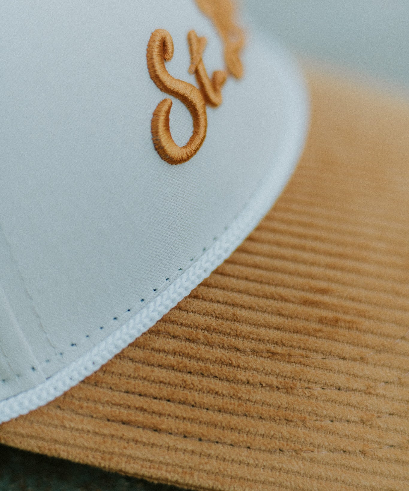 Organic St. Louis Rope Snapback Hat with Corduroy Visor - JON BLANCO