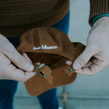 Organic Fleur-de-lis Hat with Felt Patch - Mid Profile