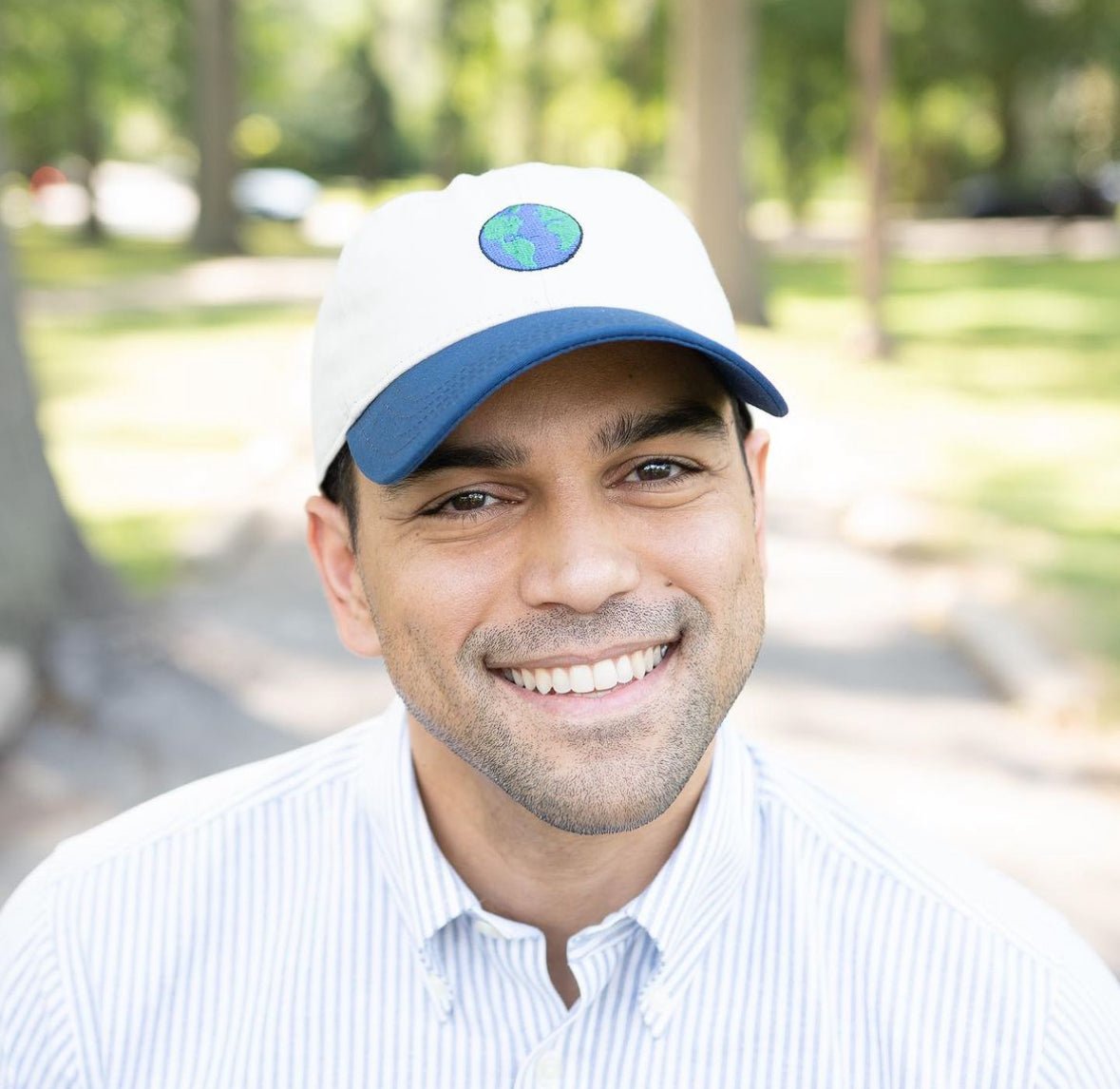 Organic Globe Dad Hat - JON BLANCO