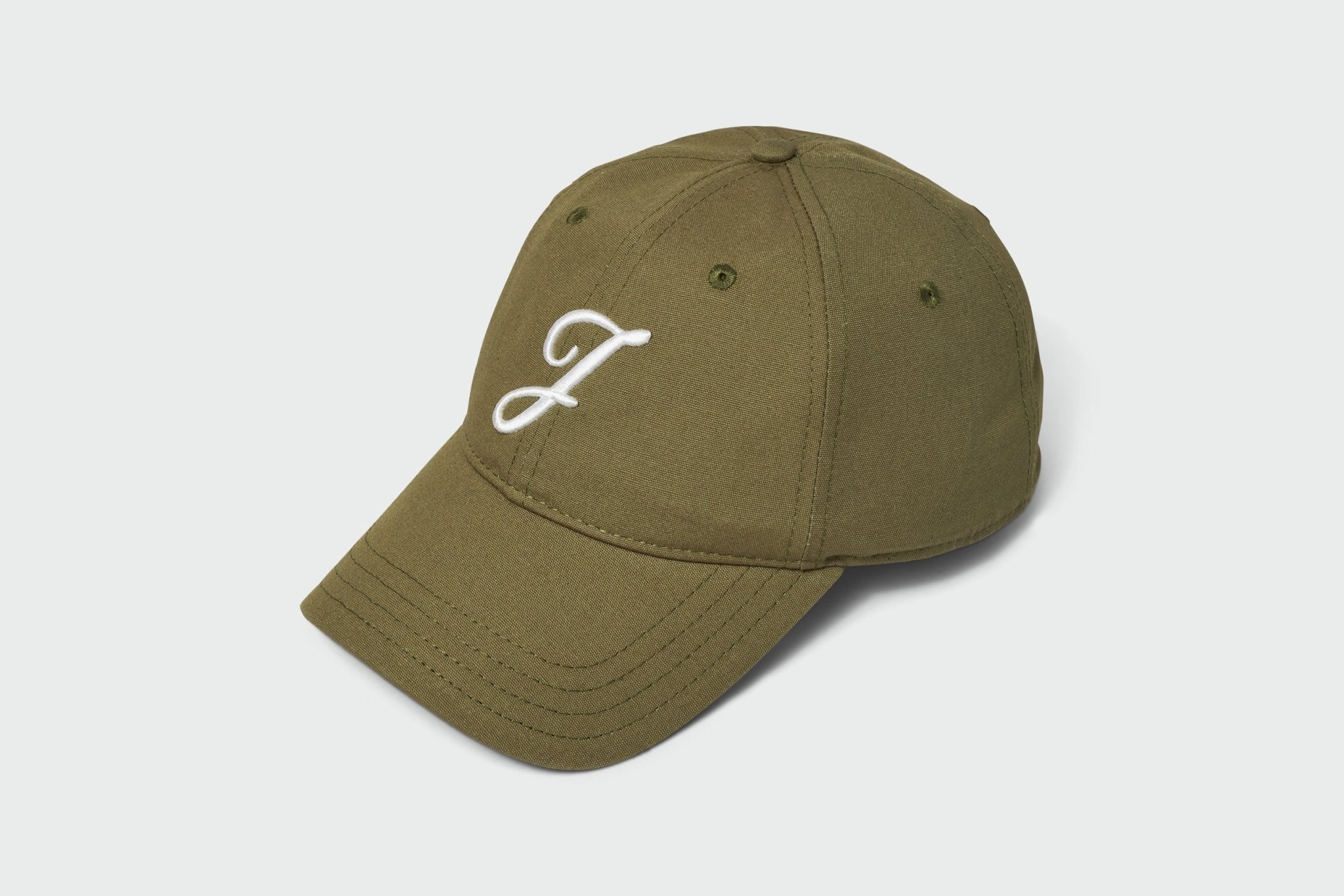 Organic Classic "J" Leather Strapback Hat - JON BLANCO