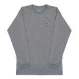 USA Made Long Sleeve Embroidered Fleur T-Shirt - JON BLANCO