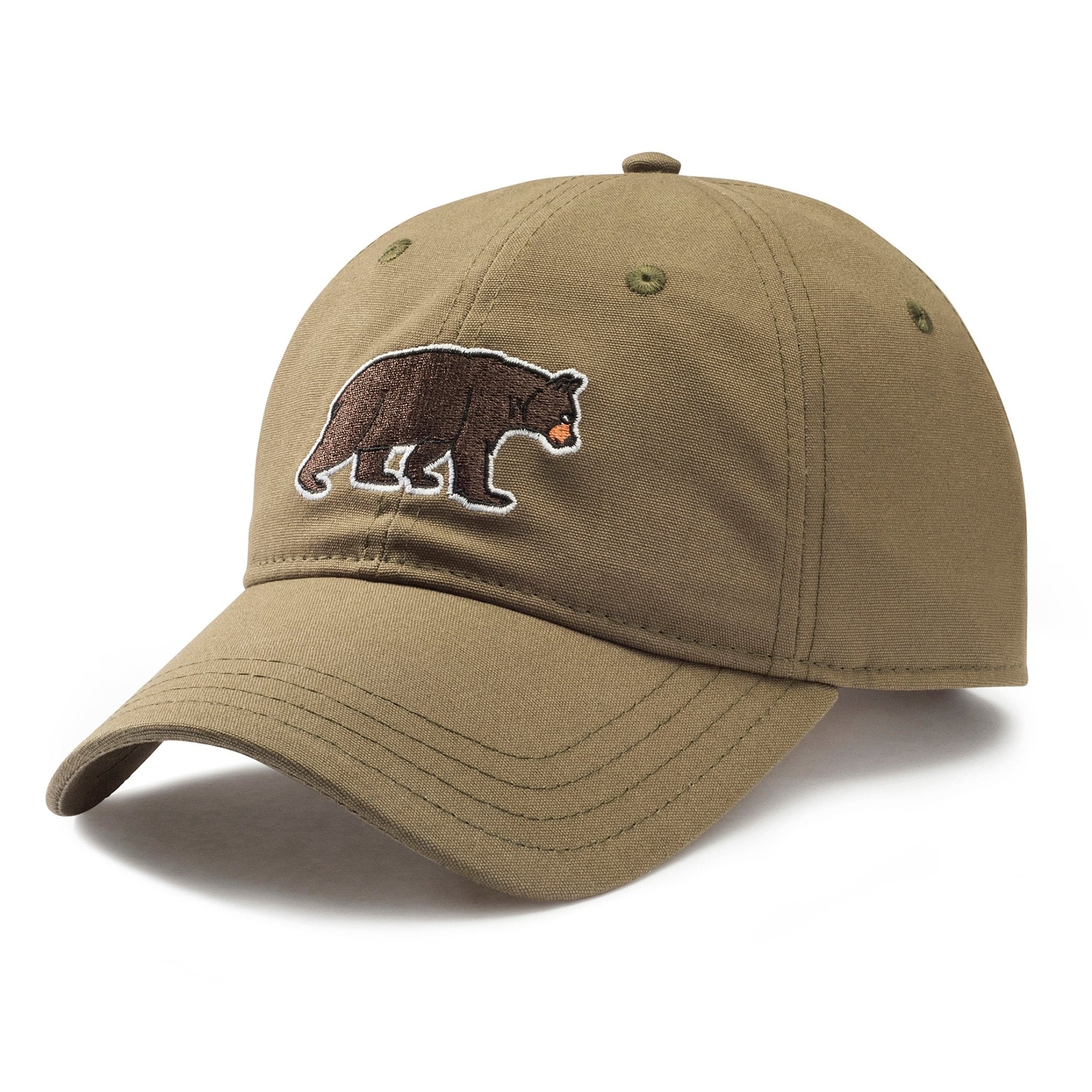 Organic Bear Leather Strapback Hat - JON BLANCO