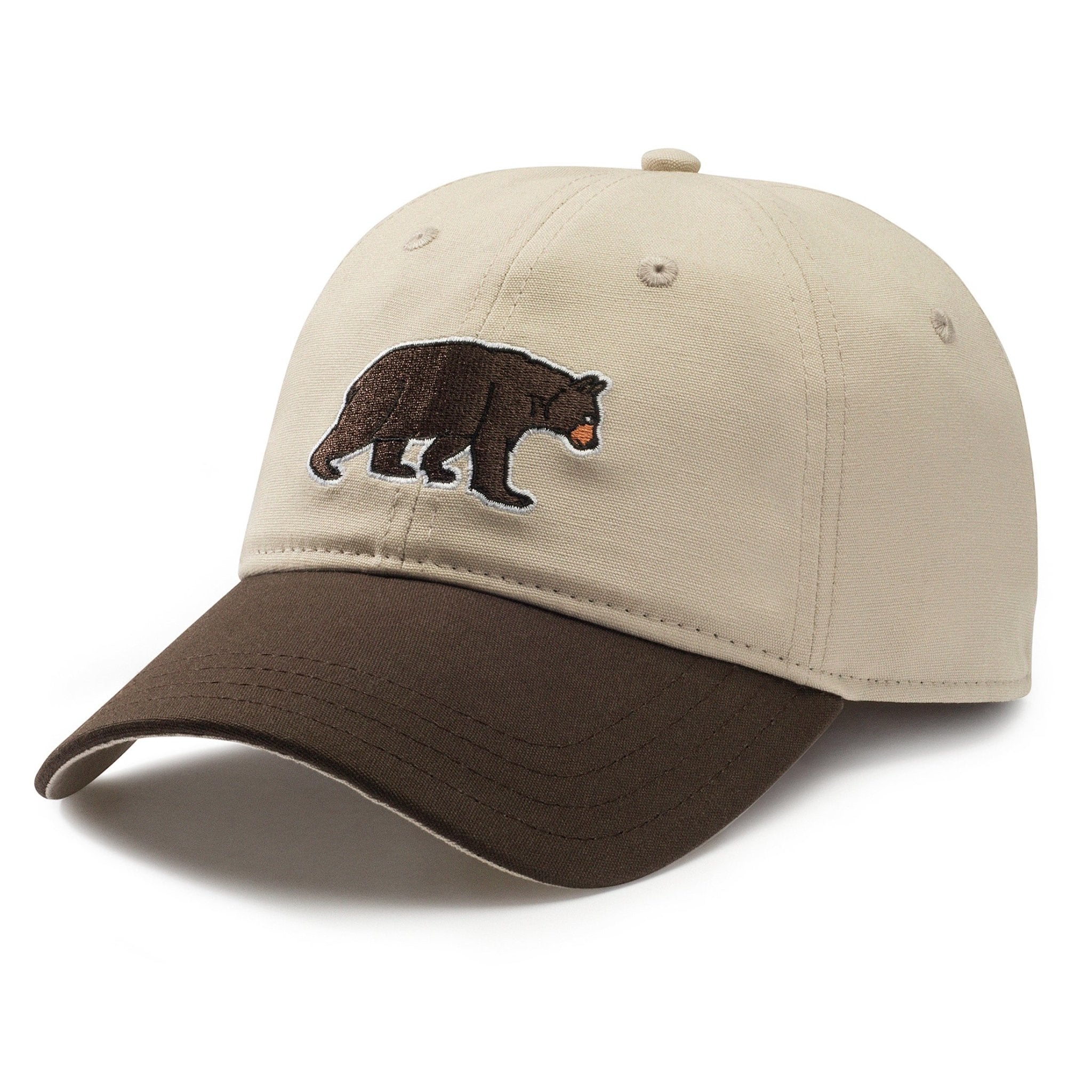 Organic Bear Leather Strapback Hat - JON BLANCO