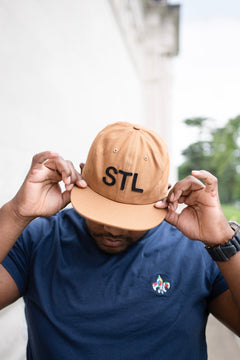 USA Made Organic Vintage STL Flatbill Hat - JON BLANCO